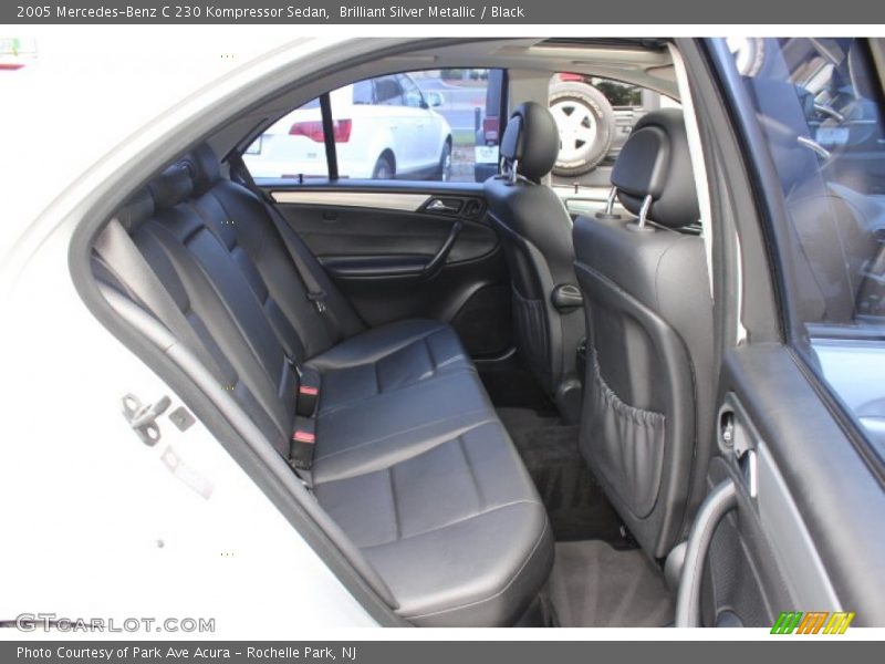Rear Seat of 2005 C 230 Kompressor Sedan