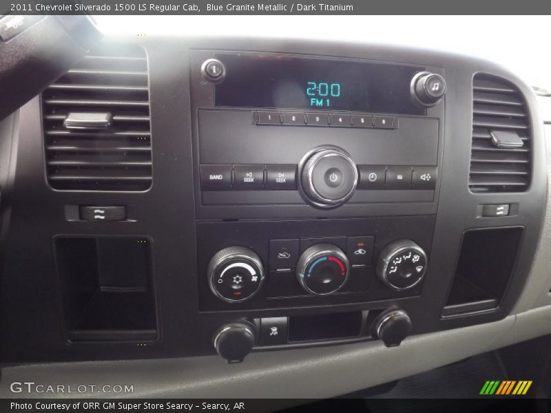 Blue Granite Metallic / Dark Titanium 2011 Chevrolet Silverado 1500 LS Regular Cab