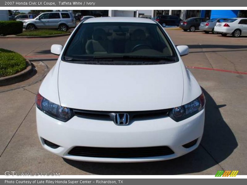 Taffeta White / Ivory 2007 Honda Civic LX Coupe