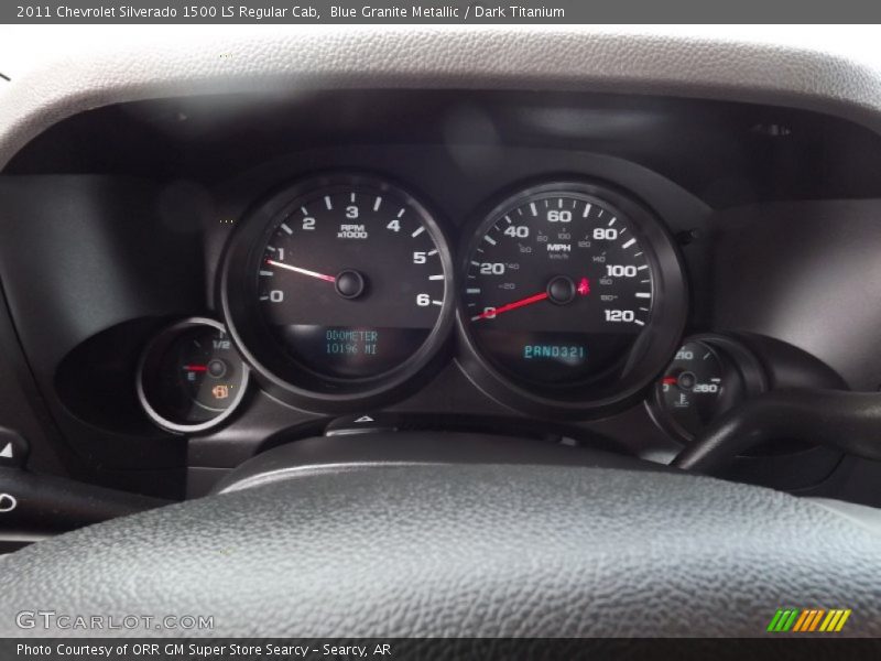 Blue Granite Metallic / Dark Titanium 2011 Chevrolet Silverado 1500 LS Regular Cab