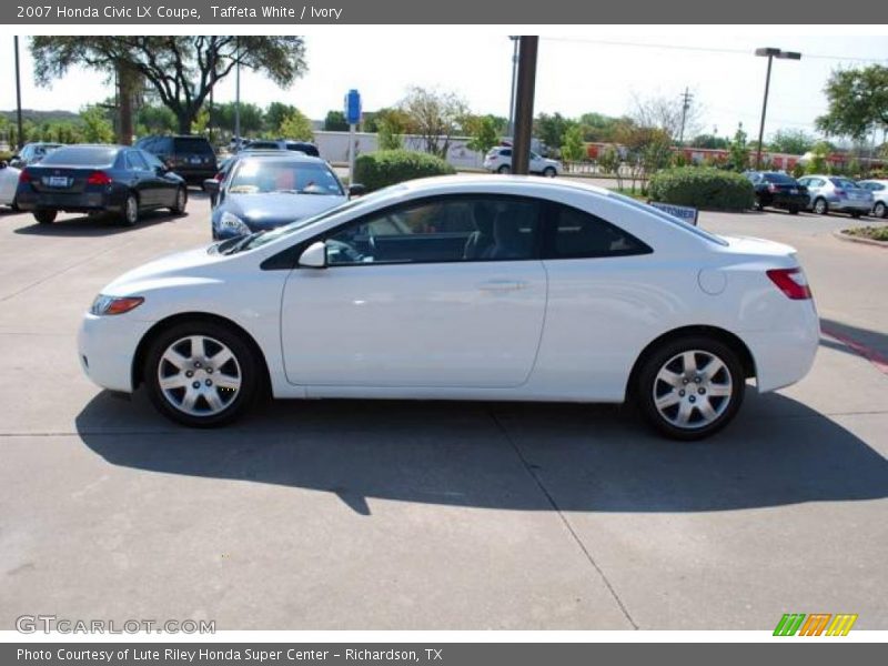 Taffeta White / Ivory 2007 Honda Civic LX Coupe
