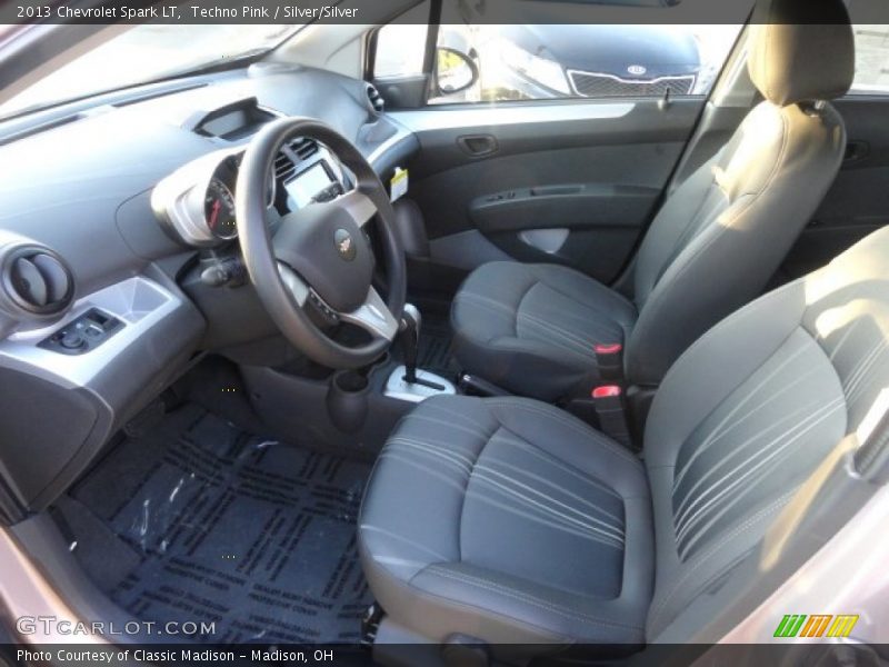 Techno Pink / Silver/Silver 2013 Chevrolet Spark LT