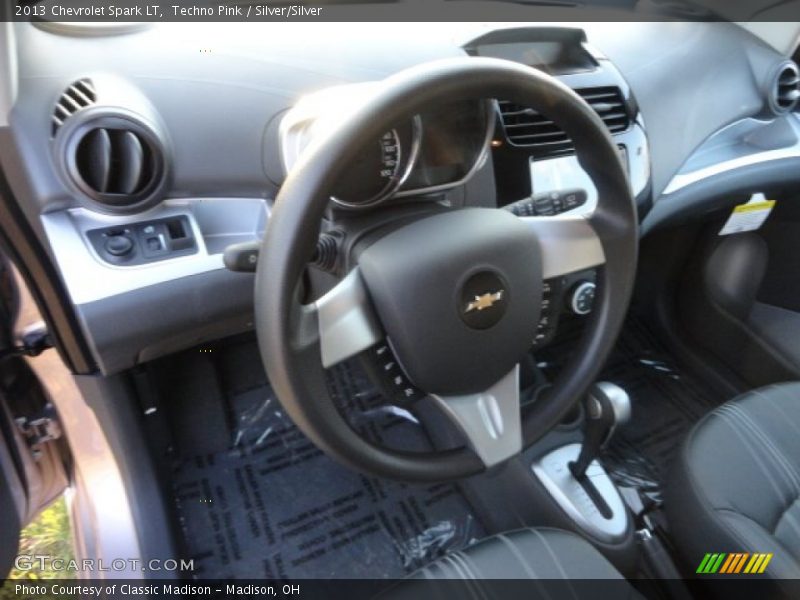 Techno Pink / Silver/Silver 2013 Chevrolet Spark LT