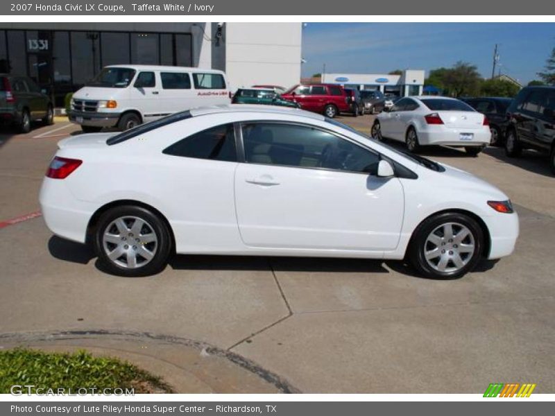 Taffeta White / Ivory 2007 Honda Civic LX Coupe
