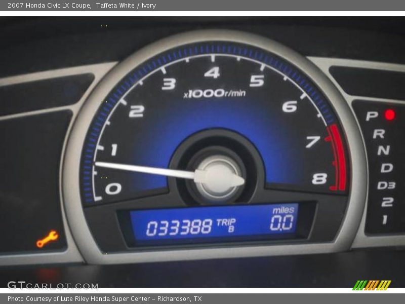 Taffeta White / Ivory 2007 Honda Civic LX Coupe