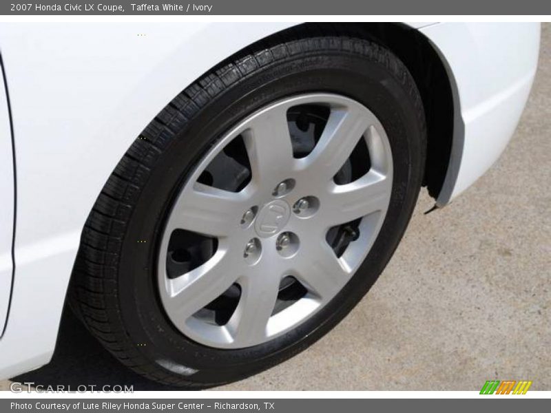 Taffeta White / Ivory 2007 Honda Civic LX Coupe