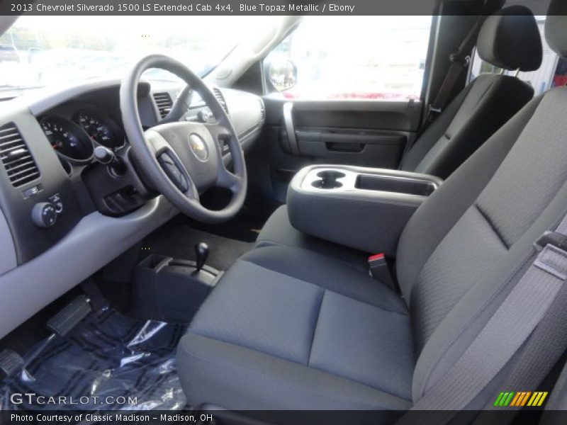Blue Topaz Metallic / Ebony 2013 Chevrolet Silverado 1500 LS Extended Cab 4x4