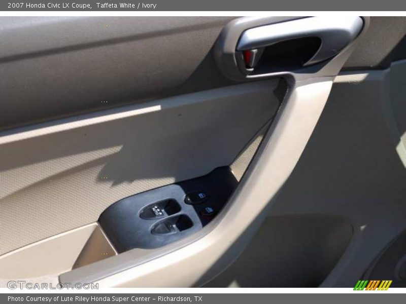 Taffeta White / Ivory 2007 Honda Civic LX Coupe