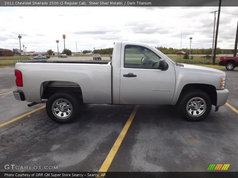Sheer Silver Metallic / Dark Titanium 2011 Chevrolet Silverado 1500 LS Regular Cab
