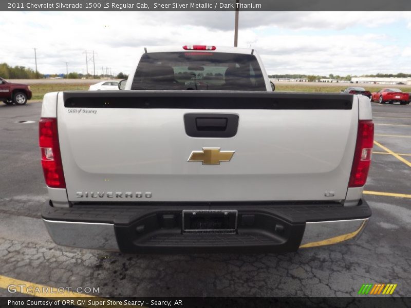 Sheer Silver Metallic / Dark Titanium 2011 Chevrolet Silverado 1500 LS Regular Cab