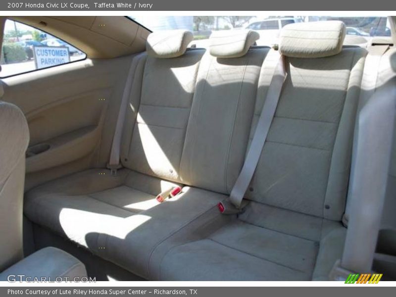 Taffeta White / Ivory 2007 Honda Civic LX Coupe