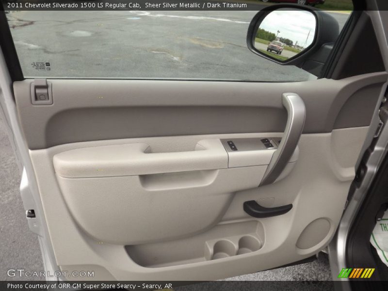 Sheer Silver Metallic / Dark Titanium 2011 Chevrolet Silverado 1500 LS Regular Cab