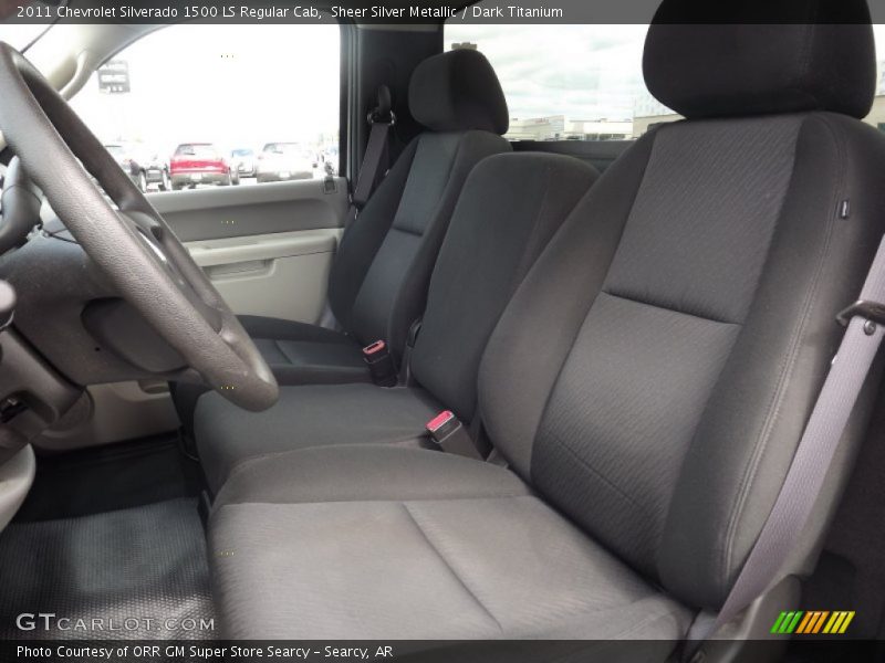 Sheer Silver Metallic / Dark Titanium 2011 Chevrolet Silverado 1500 LS Regular Cab