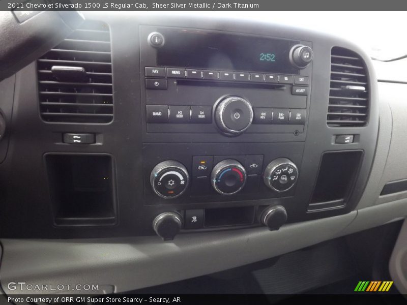 Sheer Silver Metallic / Dark Titanium 2011 Chevrolet Silverado 1500 LS Regular Cab