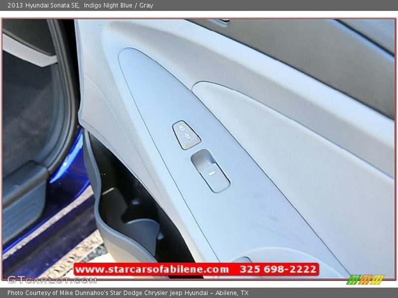 Indigo Night Blue / Gray 2013 Hyundai Sonata SE