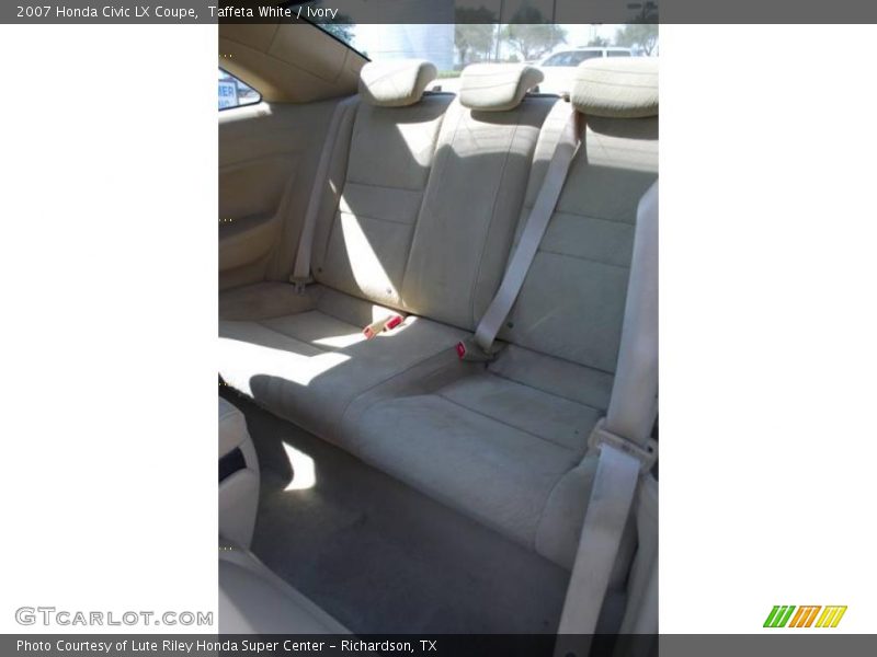 Taffeta White / Ivory 2007 Honda Civic LX Coupe