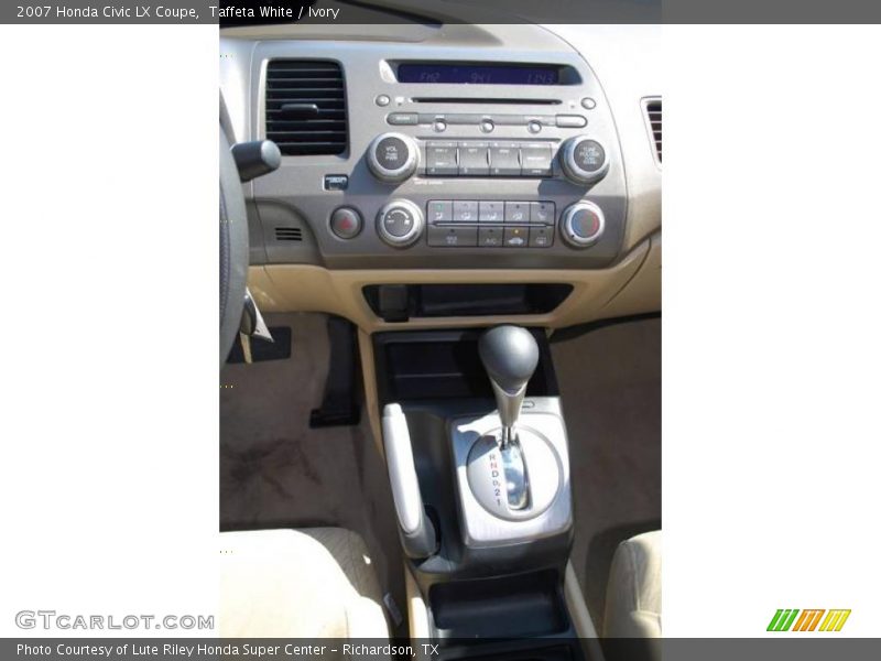 Taffeta White / Ivory 2007 Honda Civic LX Coupe