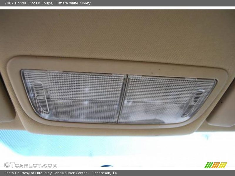 Taffeta White / Ivory 2007 Honda Civic LX Coupe