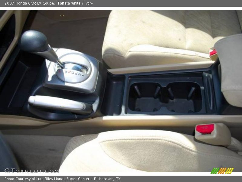 Taffeta White / Ivory 2007 Honda Civic LX Coupe