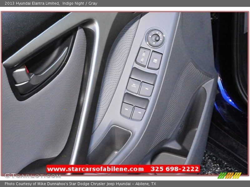 Indigo Night / Gray 2013 Hyundai Elantra Limited