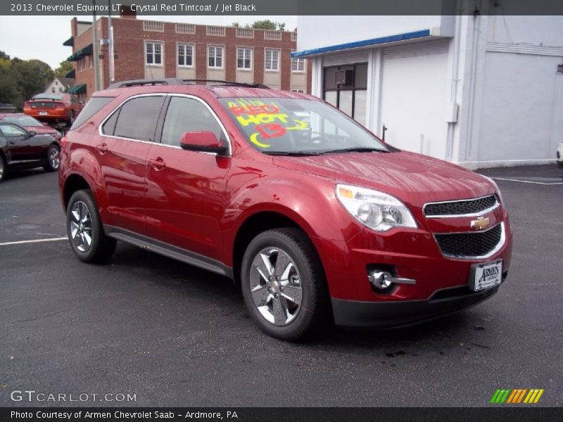 Crystal Red Tintcoat / Jet Black 2013 Chevrolet Equinox LT