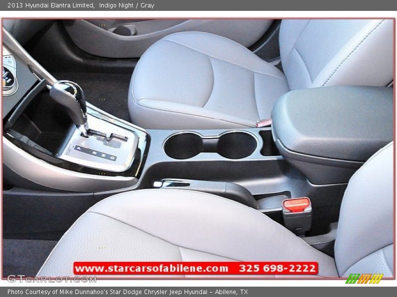 Indigo Night / Gray 2013 Hyundai Elantra Limited