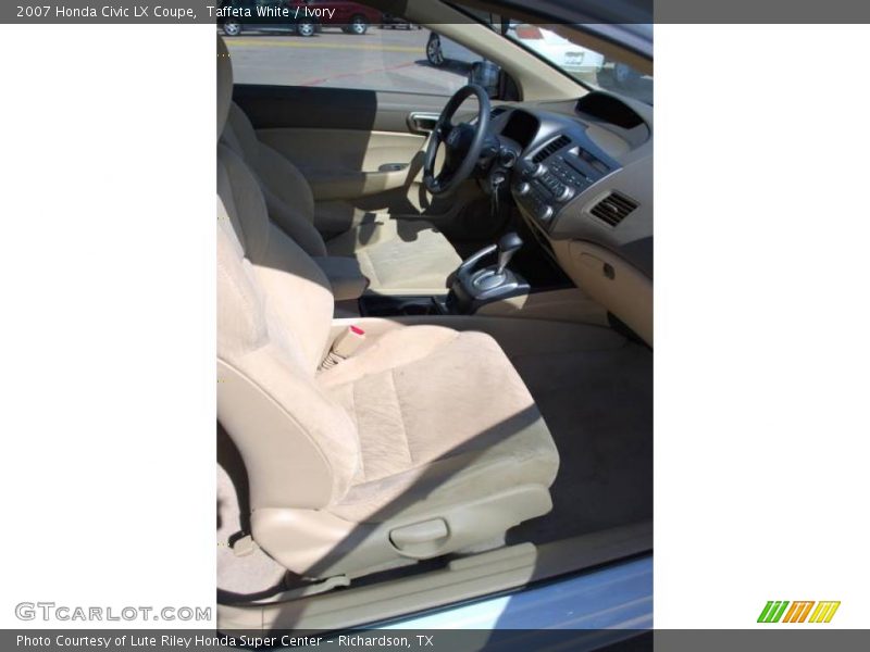 Taffeta White / Ivory 2007 Honda Civic LX Coupe