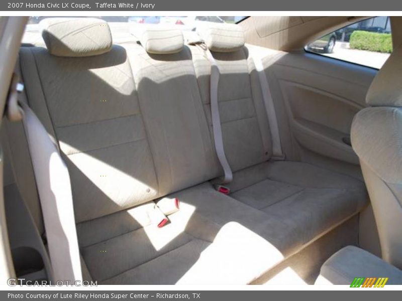 Taffeta White / Ivory 2007 Honda Civic LX Coupe