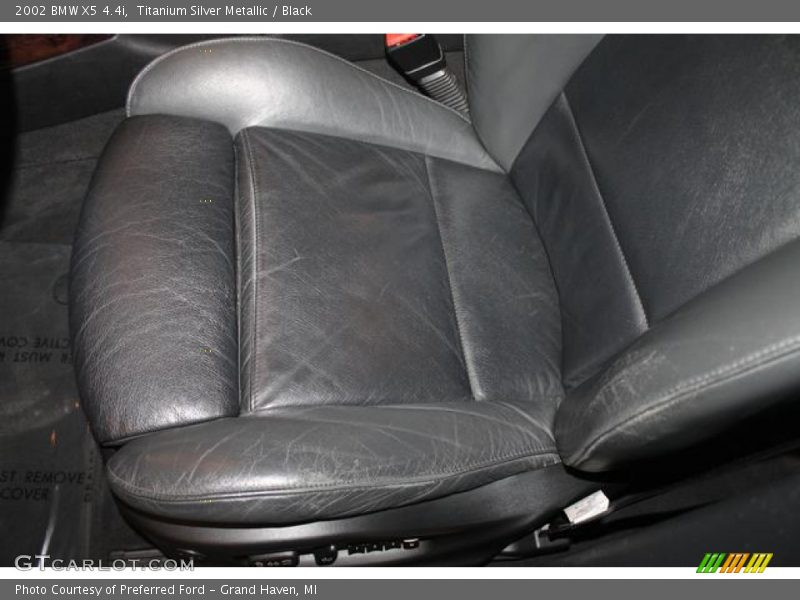 Titanium Silver Metallic / Black 2002 BMW X5 4.4i