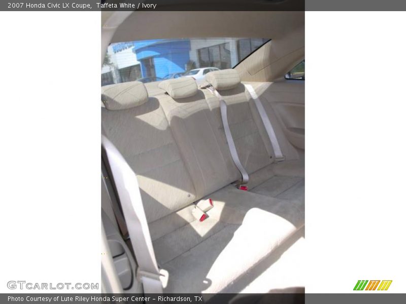 Taffeta White / Ivory 2007 Honda Civic LX Coupe