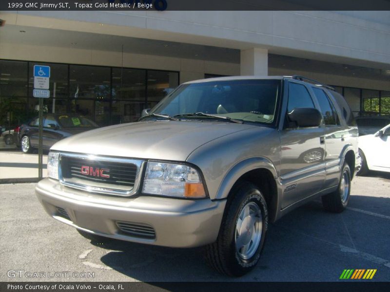Topaz Gold Metallic / Beige 1999 GMC Jimmy SLT