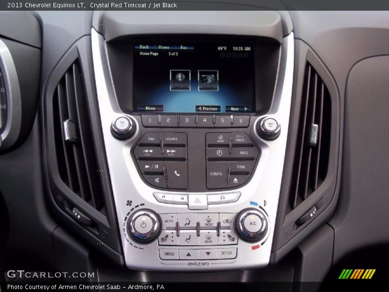 Controls of 2013 Equinox LT