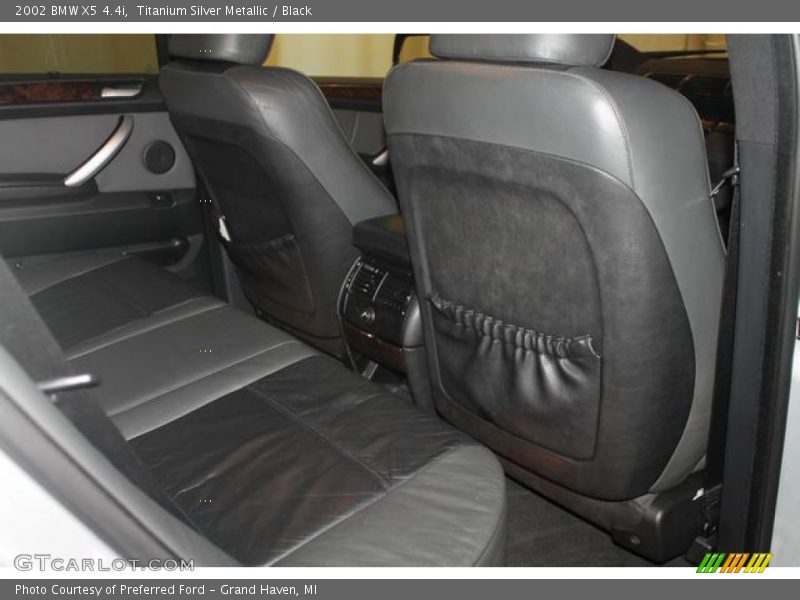 Titanium Silver Metallic / Black 2002 BMW X5 4.4i