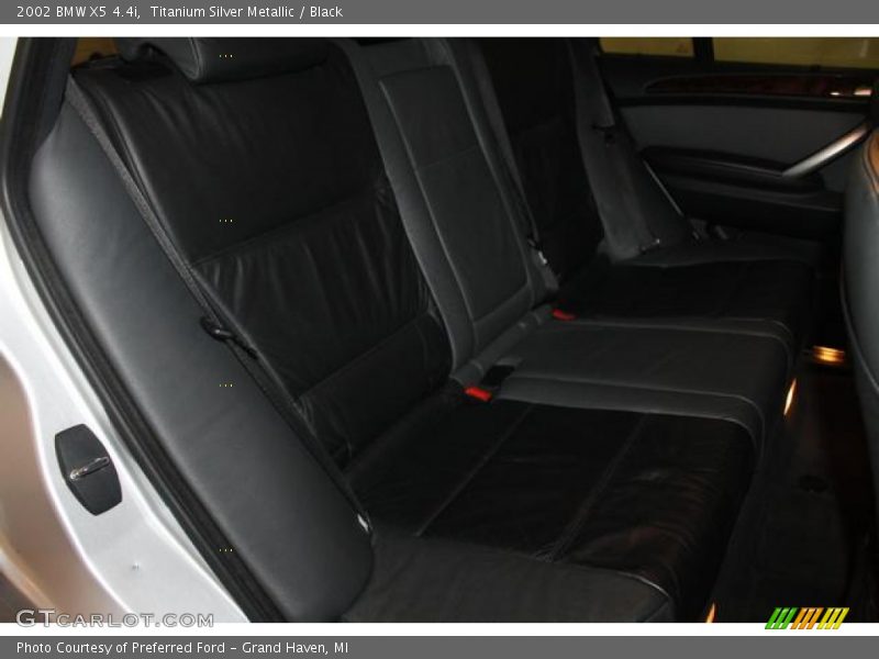 Titanium Silver Metallic / Black 2002 BMW X5 4.4i