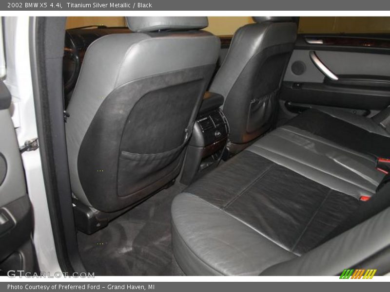 Titanium Silver Metallic / Black 2002 BMW X5 4.4i