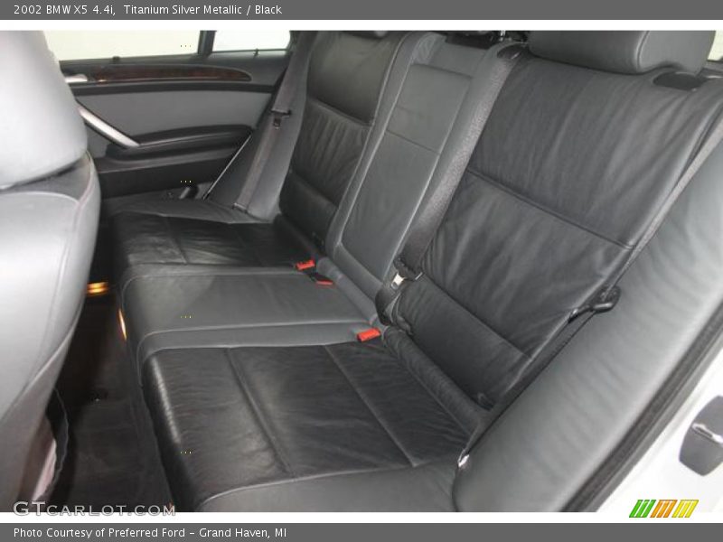 Titanium Silver Metallic / Black 2002 BMW X5 4.4i