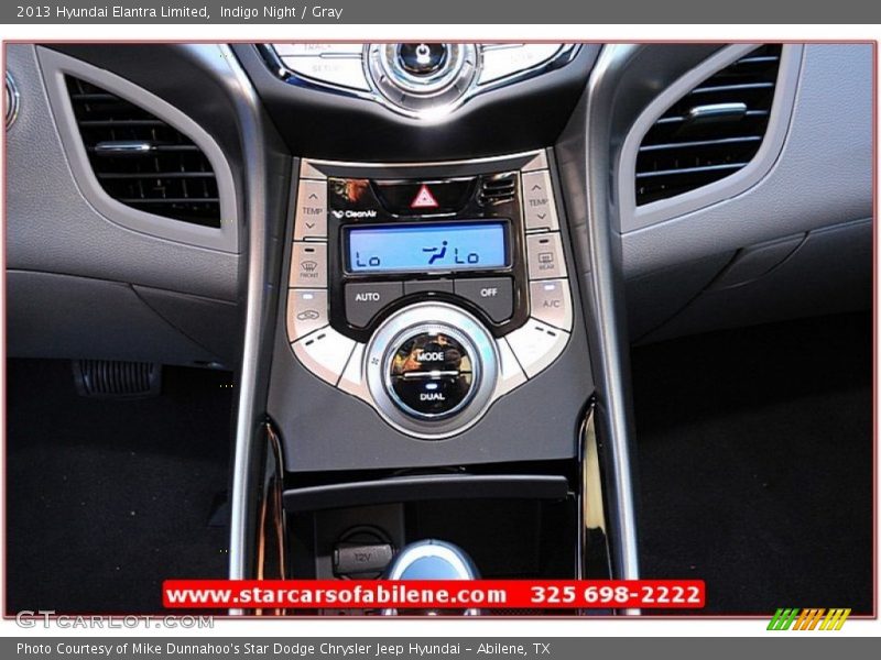 Indigo Night / Gray 2013 Hyundai Elantra Limited