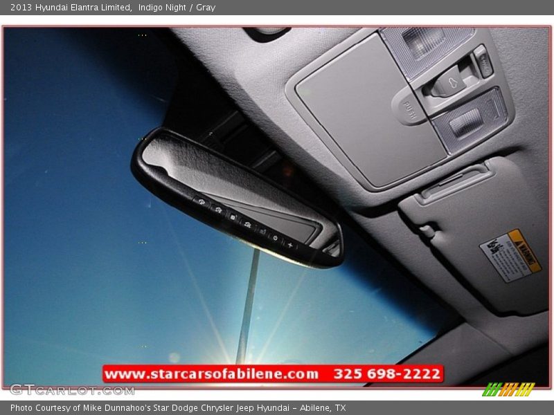 Indigo Night / Gray 2013 Hyundai Elantra Limited