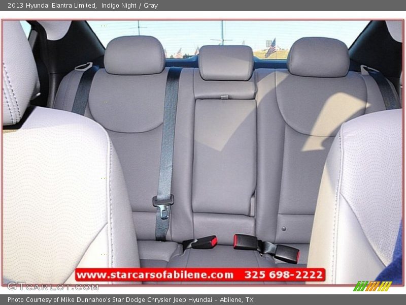 Indigo Night / Gray 2013 Hyundai Elantra Limited