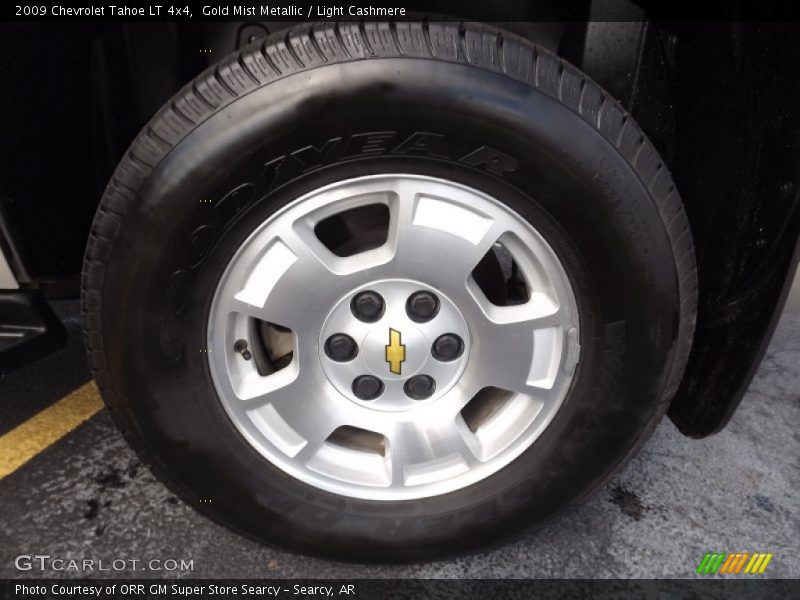 Gold Mist Metallic / Light Cashmere 2009 Chevrolet Tahoe LT 4x4
