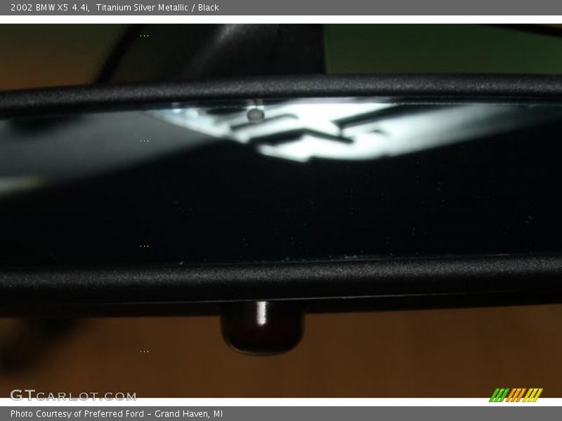 Titanium Silver Metallic / Black 2002 BMW X5 4.4i