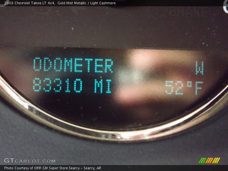 Gold Mist Metallic / Light Cashmere 2009 Chevrolet Tahoe LT 4x4