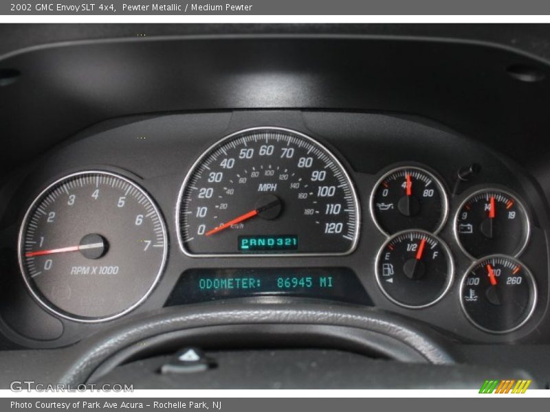  2002 Envoy SLT 4x4 SLT 4x4 Gauges