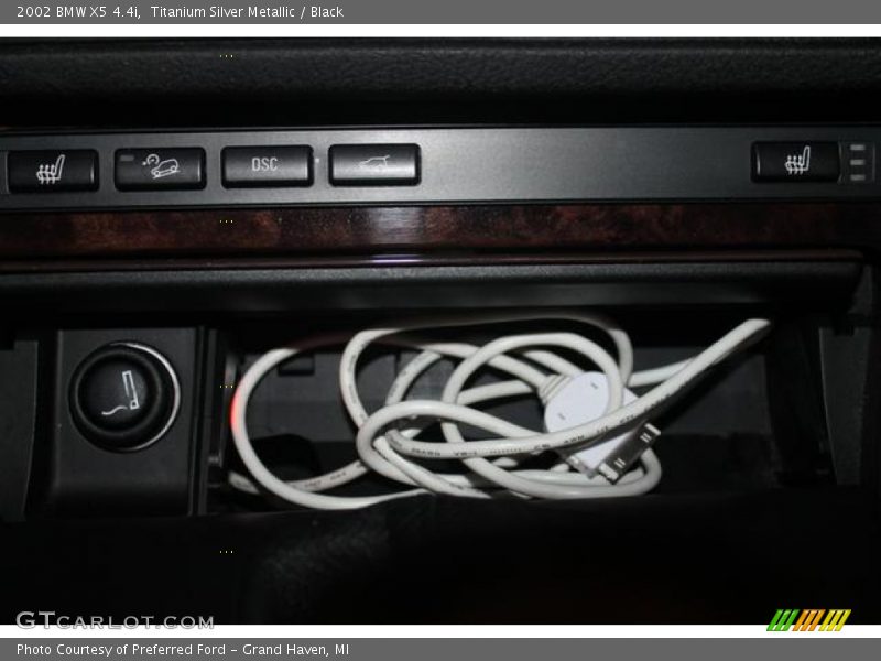 Titanium Silver Metallic / Black 2002 BMW X5 4.4i