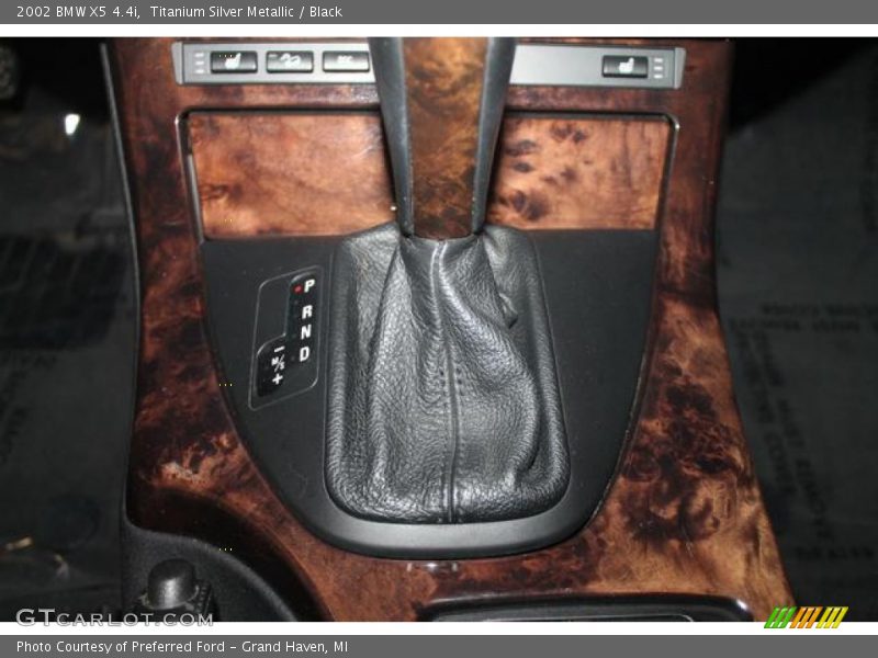 Titanium Silver Metallic / Black 2002 BMW X5 4.4i