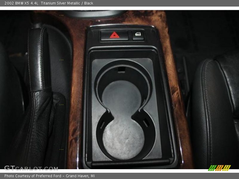 Titanium Silver Metallic / Black 2002 BMW X5 4.4i