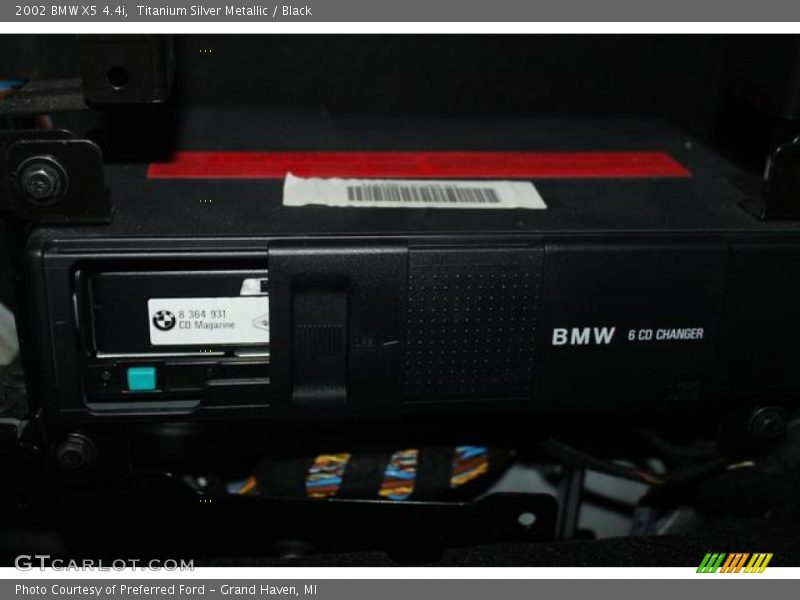 Titanium Silver Metallic / Black 2002 BMW X5 4.4i