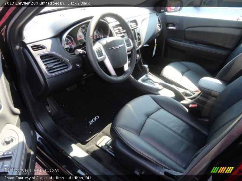 Black / Black 2013 Chrysler 200 Limited Sedan