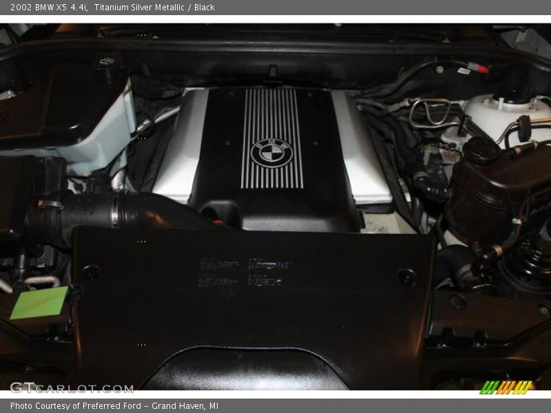 Titanium Silver Metallic / Black 2002 BMW X5 4.4i