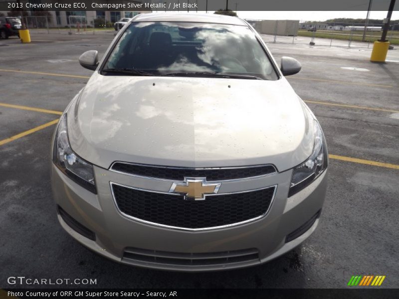 Champagne Silver Metallic / Jet Black 2013 Chevrolet Cruze ECO